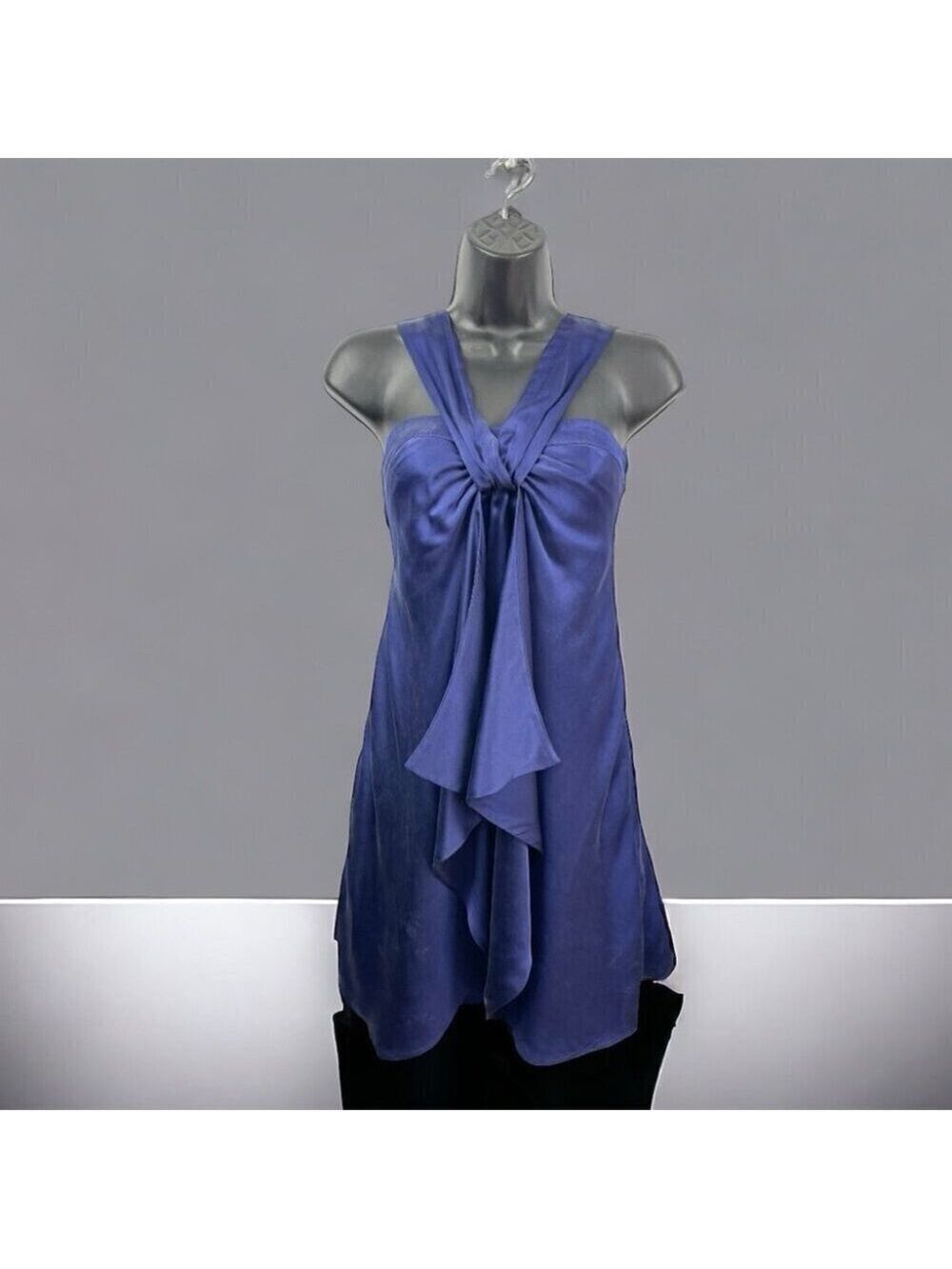 * Ted Baker 100% Silk Sleeveless Tunic Blouse in Royal Blue Size 1 (S)